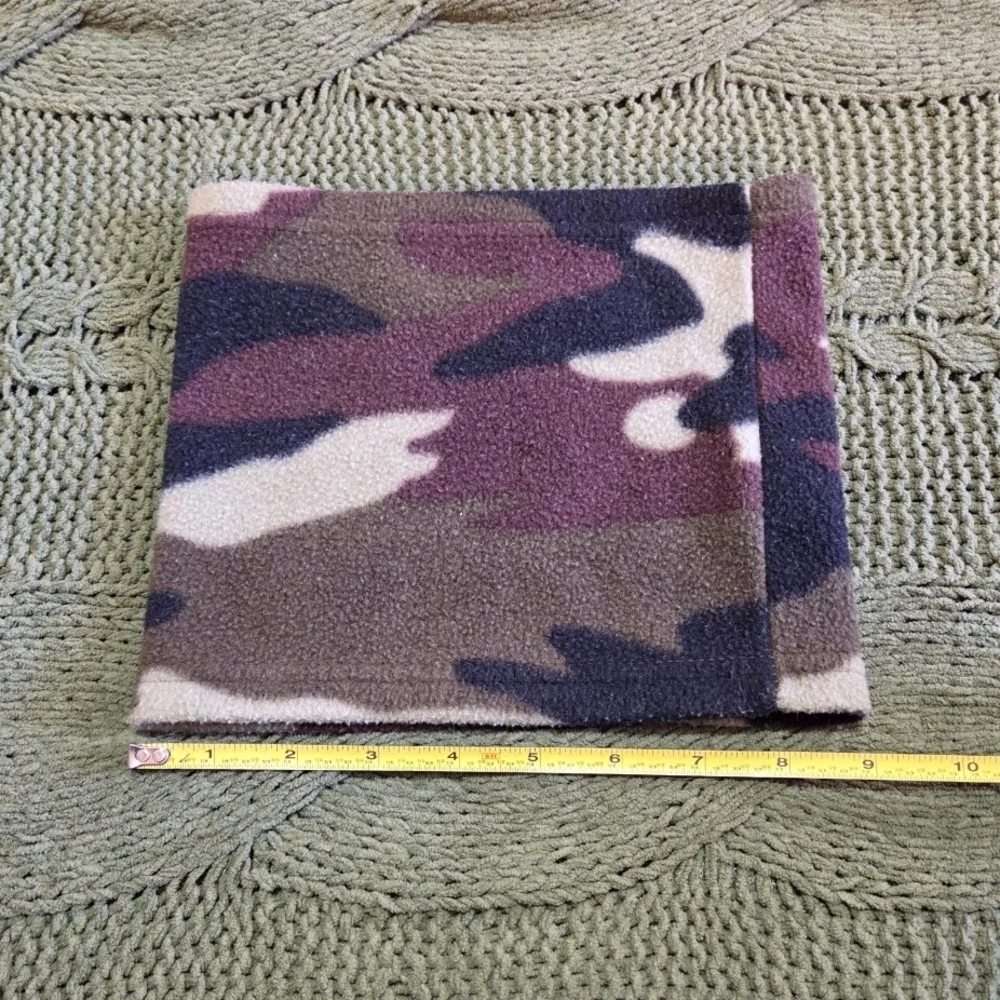 Turtle Fur Kids Fleece Neck Warmer Face Cover Brown Camo